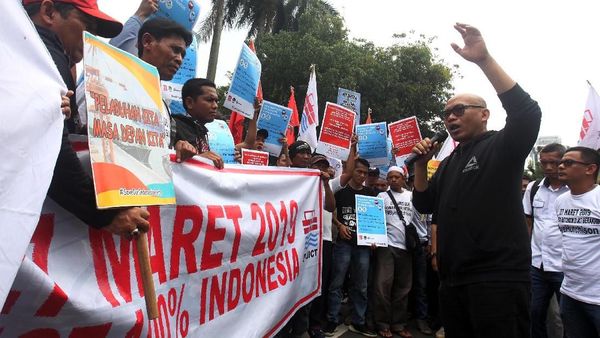 Pekerja Pelabuhan Kembali Gelar Aksi di BUMN