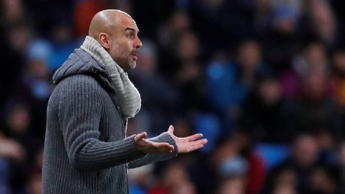 Hasil gambar untuk Soal Gol 29,51 Milimeter Aguero, Guardiola: Tanpa Teknologi Mungkin...