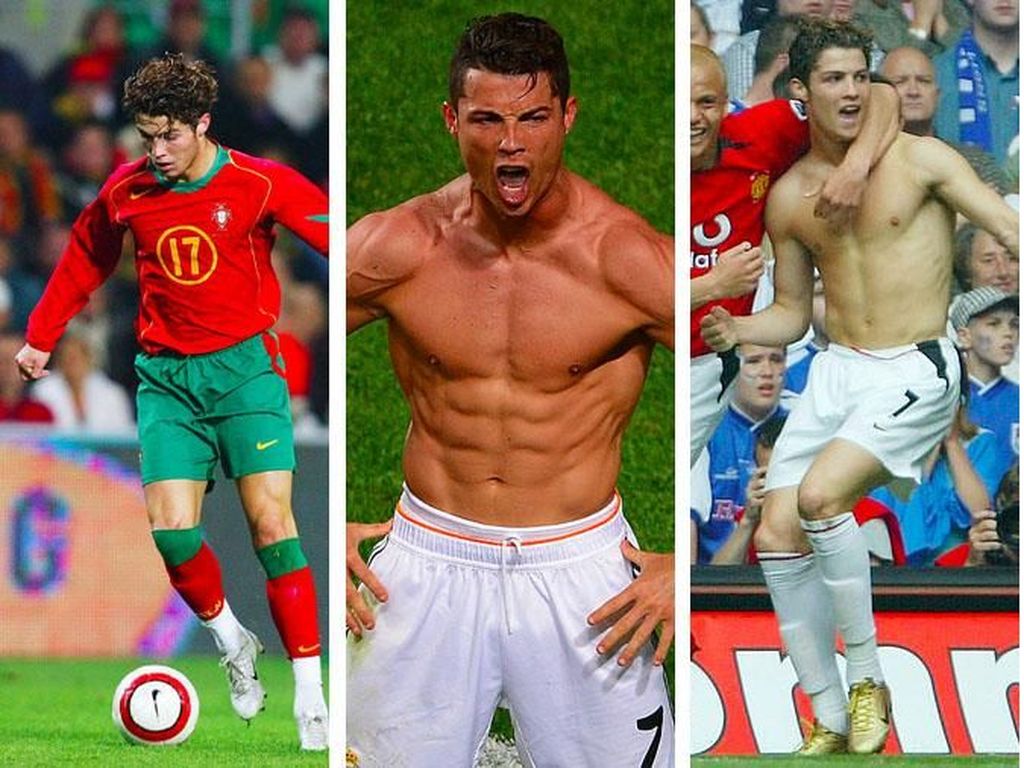 Transformasi Tubuh Kekar Ronaldo, Dulunya Pernah Sekurus Ini