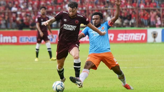 Klok Gagal Penalti, PSM Unggul 2-1 Atas Lao FC di Babak I