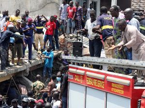Gedung Sekolah di Nigeria Roboh, 100 Pelajar Terperangkap Gedung Sekolah di Nigeria Roboh, 100 Pelajar Terperangkap