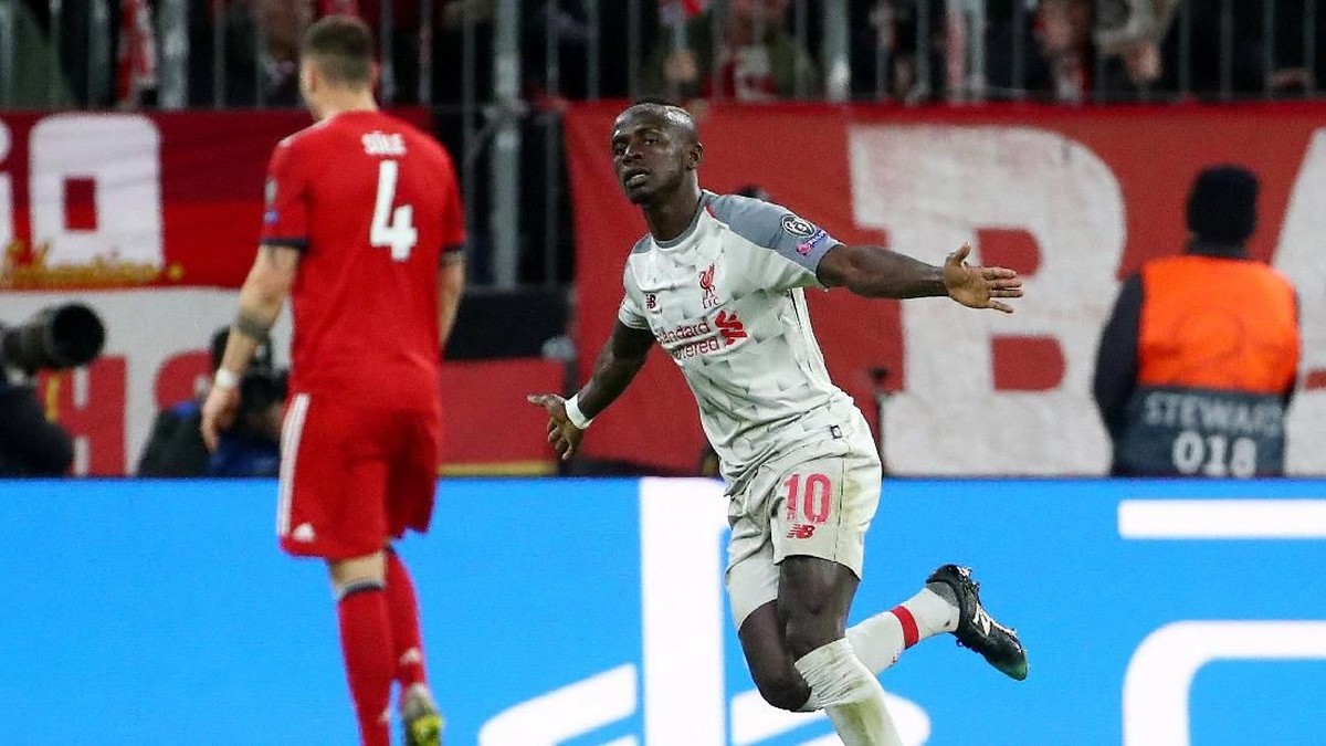 Sadio Mane jadi pahlawan kemenangan Liverpool lawan Bayern Munich (REUTERS/Michael Dalder)