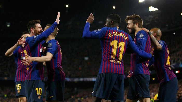 Barcelona mendapatkan pertanda juara? (Foto: Maja Hitij/Getty Images) Barcelona mendapatkan pertanda juara? (Foto: Maja Hitij/Getty Images)
