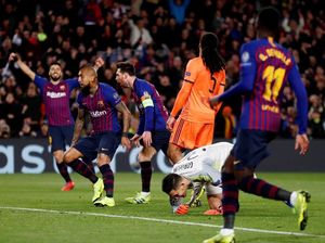 Barca Pesta Gol di Camp Nou