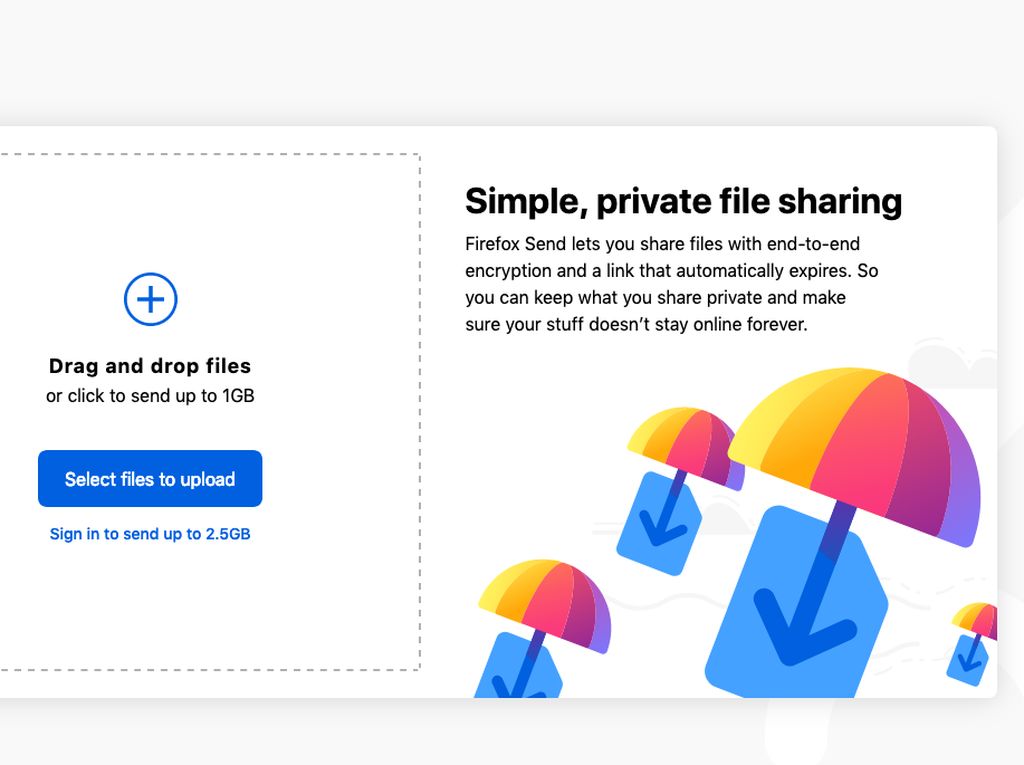 Mozilla Bikin Firefox Send untuk Kirim File Ukuran Besar Mozilla Bikin Firefox Send untuk Kirim File Ukuran Besar