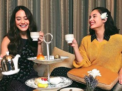 Pevita Pearce dan Chelsea Islan Minum Teh Bareng, Netter Histeris