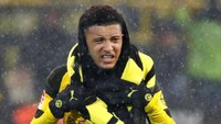 Jadon Sancho tampil gemilang musim ini bersama Borussia Dortmund, mencetak 11 gol dan 17 assist dari 33 penampilan di Bundesliga. MU tengah memantaunya dan transfer sangat mungkin terjadi di angka lebih dari 100 juta euro. (Foto: Wolfgang Rattay/Reuters)