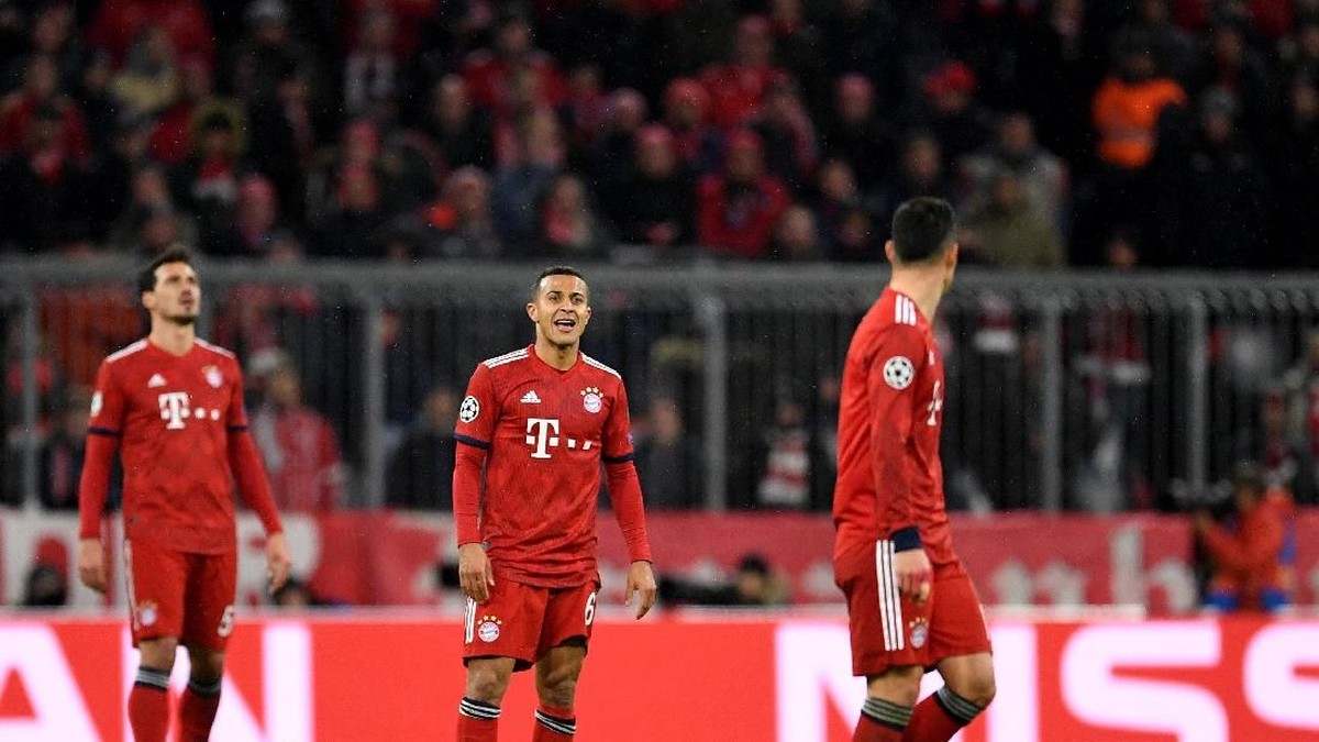Bayern Munich gagal ke perempatfinal Liga Champions 2018/2019 (Andreas Gebert/REUTERS)