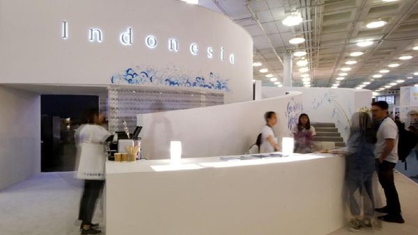 Megahnya Paviliun Indonesia di London Book Fair 2019