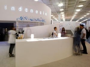 Megahnya Paviliun Indonesia di London Book Fair 2019