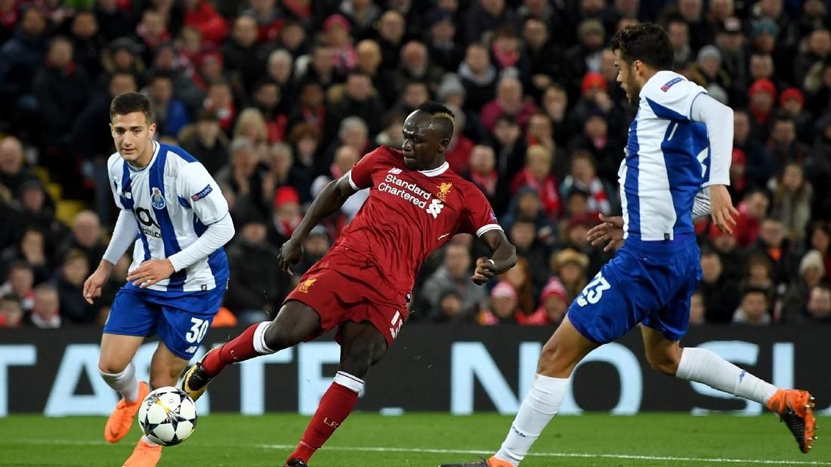 Sadio Mane di laga melawan FC Porto di Liga Champions musim lalu (Shaun Botterill/Getty Images)
