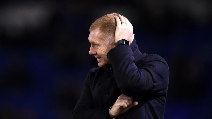 Baru sebulan melatih, Paul Scholes mundur dari Oldham Athletic (Nathan Stirk/Getty Images) Baru sebulan melatih, Paul Scholes mundur dari Oldham Athletic (Nathan Stirk/Getty Images)
