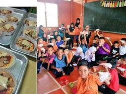 Guru Ini Bikin Pizza Untuk 32 Muridnya yang Tak Pernah Cicip Pizza