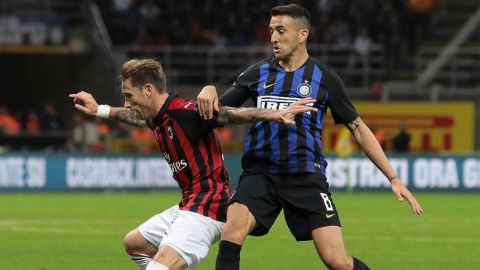 AC Milan dan Inter Milan akan berduel di Liga Italia akhir pekan ini (Foto: Emilio Andreoli/Getty Images) AC Milan dan Inter Milan akan berduel di Liga Italia akhir pekan ini (Foto: Emilio Andreoli/Getty Images)
