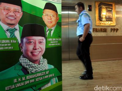 Pamdal Jaga Kantor Rommy di DPR