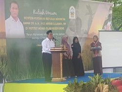 Beri Kuliah di Bone, Mentan Bocorkan Rahasia Kaya dan Sukses