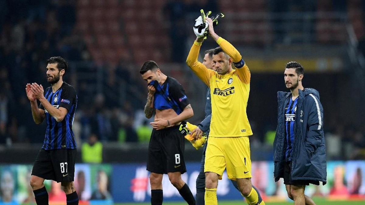 Inter Milan tersingkir dari Liga Europa. (Foto: Daniele Mascolo/Reuters)