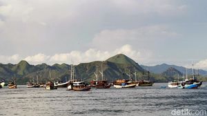 Foto: Hiruk Pikuk Dermaga Labuan Bajo, Jadi Pengen Liburan Deh
