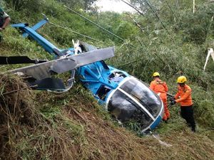 Penjelasan Polisi soal Heli Jatuh di Tasikmalaya Penjelasan Polisi soal Heli Jatuh di Tasikmalaya