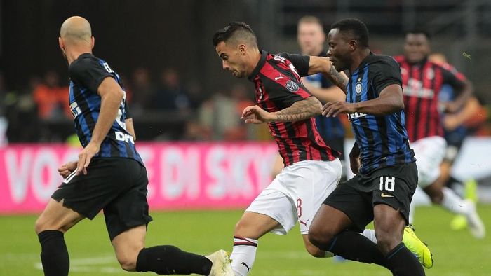 AC Milan dan Inter Milan akan berhadapan di Liga Italia akhir pekan ini (Foto: Emilio Andreoli/Getty Images) AC Milan dan Inter Milan akan berhadapan di Liga Italia akhir pekan ini (Foto: Emilio Andreoli/Getty Images)