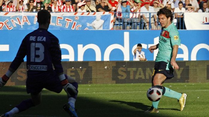 Menanti duel Lionel Messi dan David De Gea. (Foto: Angel Martinez/Getty Images) Menanti duel Lionel Messi dan David De Gea. (Foto: Angel Martinez/Getty Images)