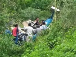 Saksi: Helikopter Jatuh di Tasikmalaya Sempat Terbang Rendah