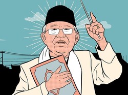 Fakta KH Maruf Amin: Ogah Poligami hingga Fatwa Haram Bunga Bank