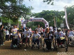 Serunya Lari Bareng Penyandang Disabilitas di Equal Fun Run 2019