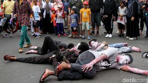 Aksi Teatrikal Mengutuk Penembakan di New Zealand