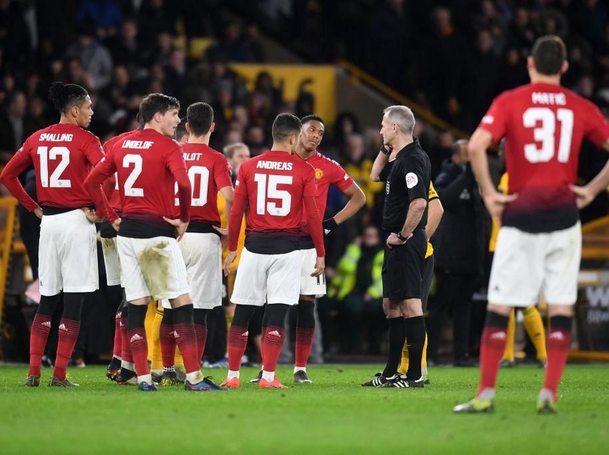 Pemain Manhester United saat meraih hasil kurang maksimal. (Foto: Michael Regan/Getty Images)