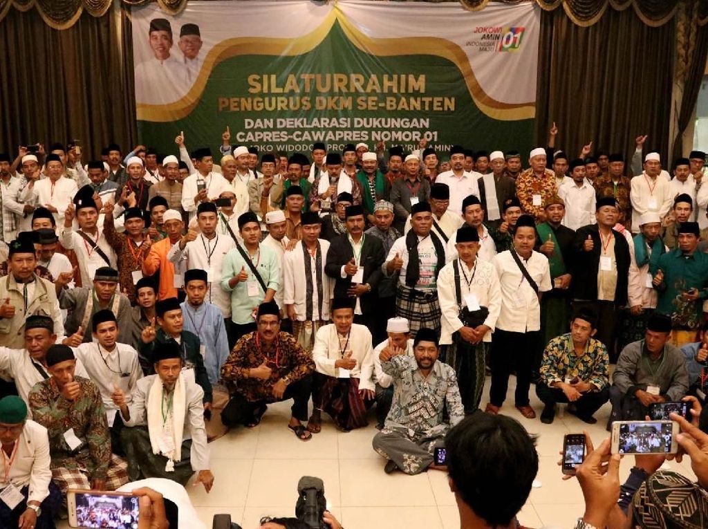 Silaturahmi DKM Banten untuk Pemenangan Jokowi-Amin