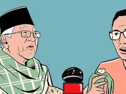 Debat KH Maruf dengan Sandi, Antara Adu Gagasan dan Rasa Sungkan