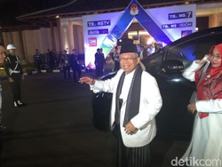 Tiba di Hotel Sultan, Maruf Siap Bicara Gagasan di Debat Cawapres
