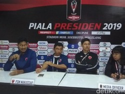 Nol Kemenangan di Piala Presiden, PSM: Fokus Kami di Piala AFC