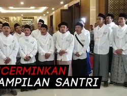 Pendukung Maruf Amin Berdatangan, Kenakan Sarung dan Bersalawat