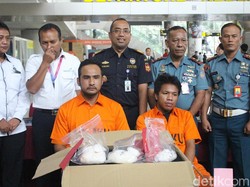 Selundupkan 1 Kg Sabu, WN Malaysia Diamankan di Bandara Juanda