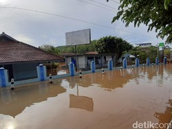 SMKN 1 Tajungsari Gunungkidul Terendam Banjir 2 Meter