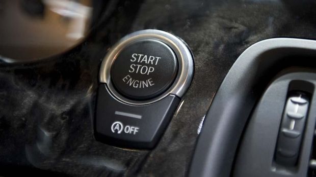 Modern Car Engine Start Stop Button