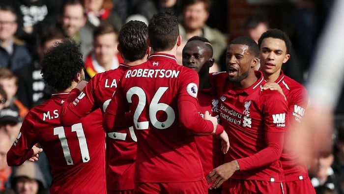 Liverpool masih berpeluang juara di Premier League dan Liga Champions (Foto: Hannah McKay/Reuters)