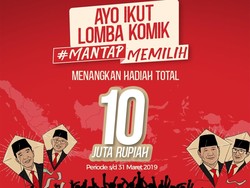 Yuk Seru-seruan Bikin Komik #MantapMemilih detikcom, Hadiahnya Rp 10 Juta!