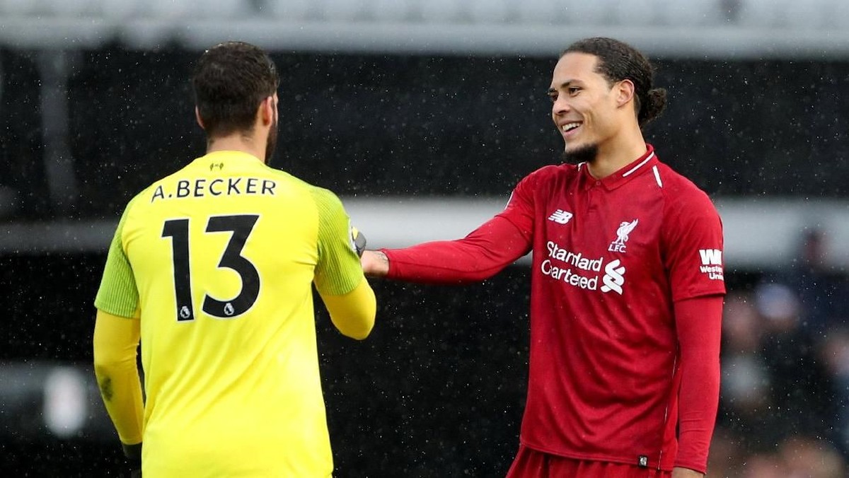 Bek Liverpool, Virgil van Dijk. (Foto: Hannah Mckay/Reuters)