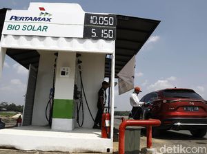 Penampakan SPBU Mini Pertamina di Tol Bakter