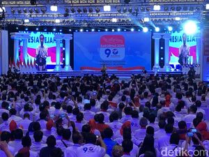 Jokowi Hadiri Rakornas Perindo, HT Minta Kader Kawal Pemenangan