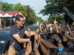 Tak Ingin Ada Bentrok di Banyuwangi, Sandiaga Pilih Kampanye di Posko