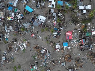 Penampakan Udara Dahsyatnya Siklon Idai di Zimbabwe