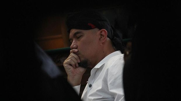 Terdakwa kasus pencemaran nama baik Ahmad Dhani.