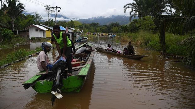 Danau Sentani Meluap, 25 Kampung Terendam