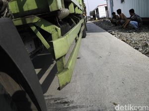 Penampakan Rest Area Darurat di Tol Bakauheni-Terbanggi Besar