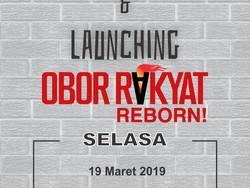 Sempat Batal, Obor Rakyat Reborn akan Diluncurkan Lagi Siang Ini