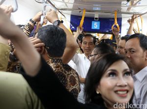 Jajal MRT Jakarta, Jokowi: Kota-kota Lain Jangan Terlambat